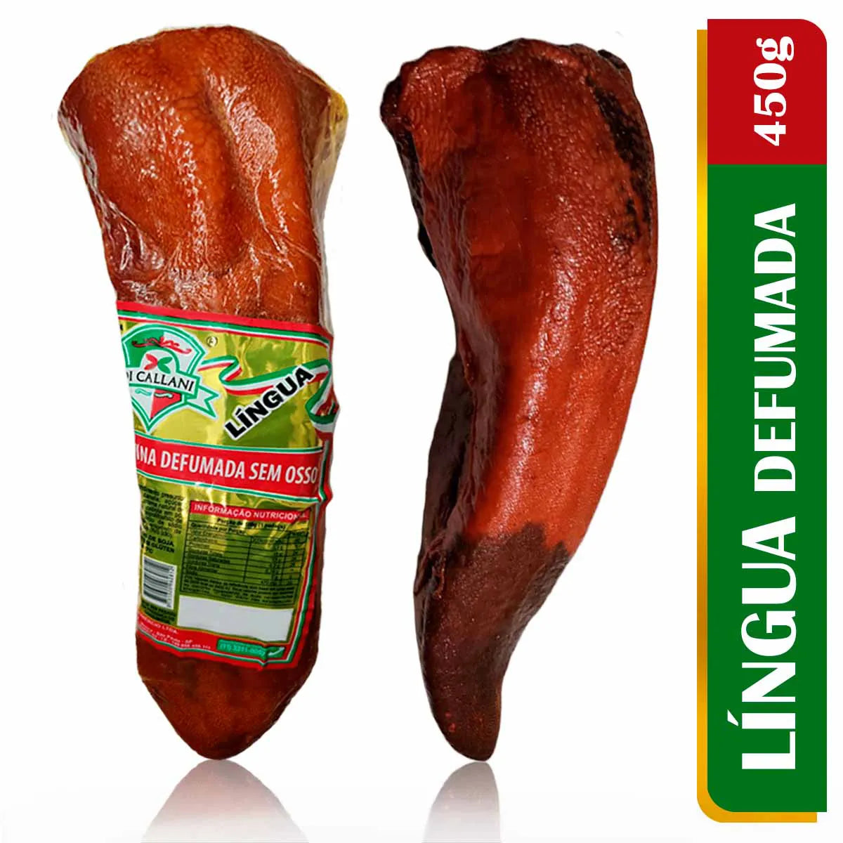 Língua Bovina Defumada 450g - Mercearia do Julião